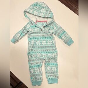 Infant Fleece Patterned Onesie